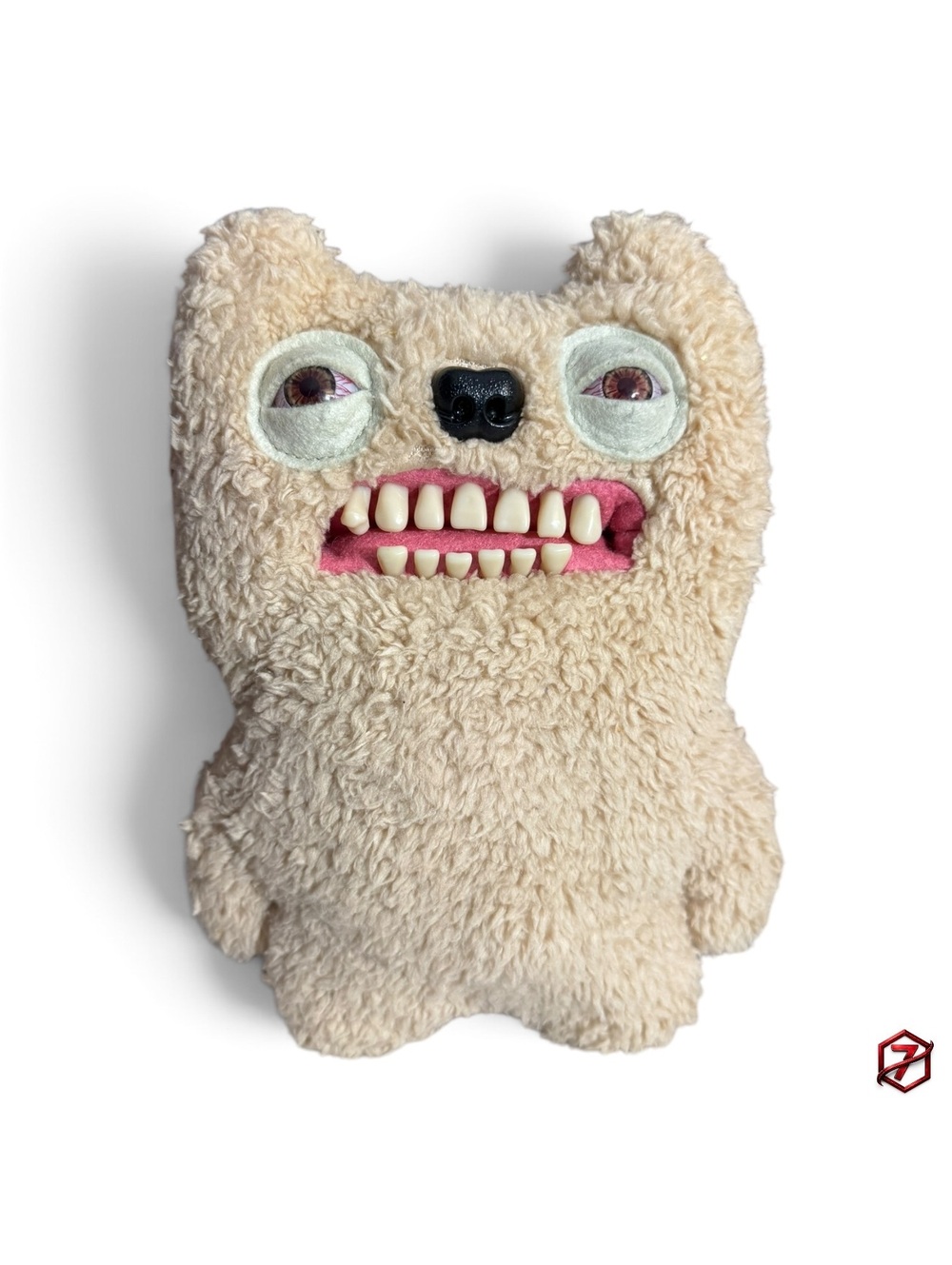 Retired Fuggler Ol’ Toothblock Cream Fuzzy 9in Spin Master Plush 2019